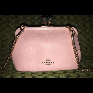 Coach Nora Kisslock Crossbody Pink
